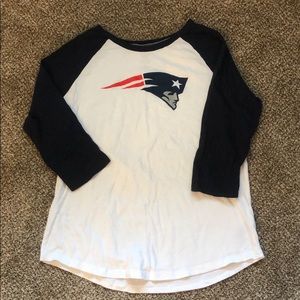 New England Patriots Baseball Tee size L